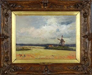Meyers Isidore 1836-1917,Le Moulin à Vent,Galerie Moderne BE 2021-01-18
