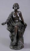 MEYERS MARGARET 1800-1900,SEATED AND DRAPED NUDE,Stair Galleries US 2007-04-21