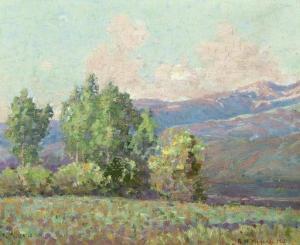 MEYERS Ralph W 1885-1948,Untitled (Cottonwoods),1915,Santa Fe Art Auction US 2020-11-14