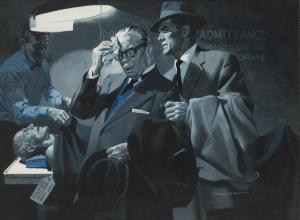 MEYERS Robert William 1919-1970,Man in morgue,John Moran Auctioneers US 2019-10-13