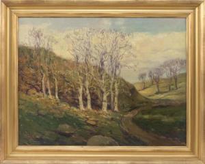 MEYNELL Louis 1868,Landscape with a stand of trees,Eldred's US 2018-06-21