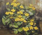 MEZEROVA WINTEROVA Julie 1893-1980,Still life with yellow flowers,1945,Canterbury Auction 2013-10-08