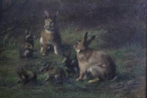 MICAS Jeanne 1852-1865,A Family of Hares,1859,Reeman Dansie GB 2021-01-26