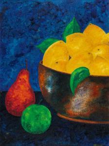 Michael Anne,STILL LIFE BOWL OF LEMONS,Ross's Auctioneers and values IE 2024-04-17