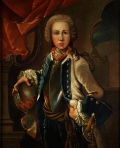 MICHAEL FRANZ Johann 1715-1793,BRUSTBILDNIS EINES JUNGEN ADELIGEN,1751,Hampel DE 2011-06-30