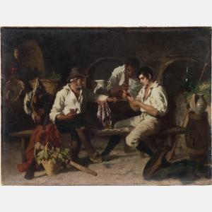 MICHAEL Max 1823-1891,The Card Players,Gray's Auctioneers US 2018-07-11