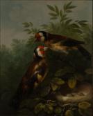 MICHAEL SCHNITZLER 1782-1861,Finches in Their Nest,William Doyle US 2019-09-18