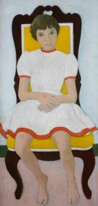 Michahelles Ruggero Alfredo,Ritratto di Caterina,1956,Galleria Pananti Casa d'Aste 2023-09-15