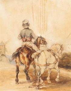 MICHALOWSKI Piotr 1801-1855,Rider on a horse,1832/35,Desa Unicum PL 2022-02-24