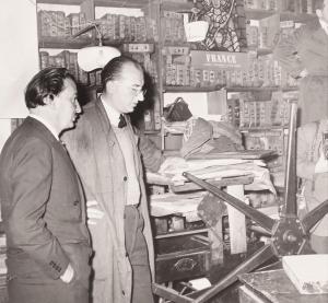 MICHEAU André,Salvador Dalí en el taller de Mourlot,1956,Balclis ES 2013-05-15