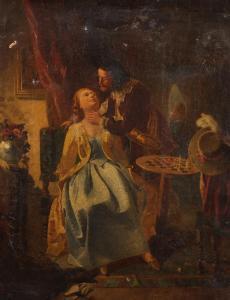 MICHEL,An Interior Scene with Lovers,19th Century,John Nicholson GB 2019-06-26
