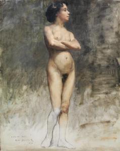 MICHEL Joseph Emmanuel 1887-1973,Nu féminin debout,1892,Tajan FR 2012-01-26
