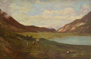 MICHELA MARIO 1856,Lago del Moncenisio,1880,Meeting Art IT 2021-10-23