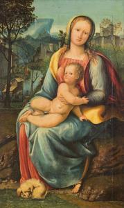 MICHELE DA VERONA 1470-1536,Madonna con Bambino,1480,Minerva Auctions IT 2014-11-24