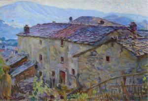 MICHELI Alberto 1870-1952,Maresca Pistoiese,1910,Galleria Pananti Casa d'Aste IT 2023-07-18