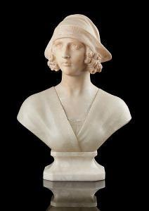 MICHELOTTI A 1800-1900,Buste de jeune femme,Horta BE 2021-01-18