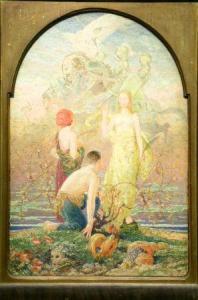 MICHELSON Gustav E.R 1884-1964,ALLEGORY OF PEACE,1924,William Doyle US 2004-02-25