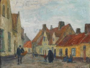 MICHELSON Leo 1887-1978,Street view,Bruun Rasmussen DK 2023-11-21