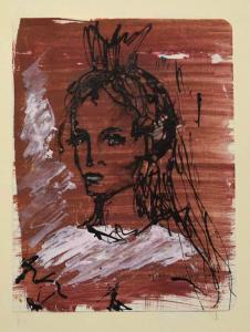 MICHENAUD SAVARY Marie 1945,Ritratto di giovane donna,1970,Bertolami Fine Arts IT 2020-10-01