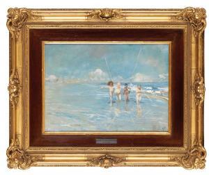 MICHETTI Francesco Paolo 1851-1929,Bambini sulla spiaggia,Wannenes Art Auctions IT 2024-03-05