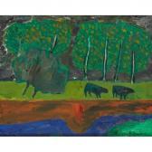 MICHIE David Alan Redpath 1928-2015,COWS BY THE LEADERWATER,1981,Lyon & Turnbull GB 2022-04-06