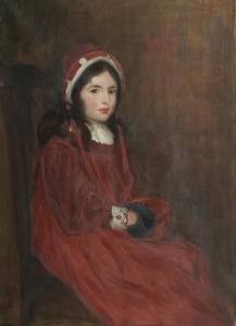 MICHIE James Coutts 1861-1919,Portrait of Muriel Dalgarno,1886,Bonhams GB 2022-05-18