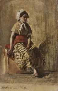 MICHIS Pietro 1836-1903,Ritratto di popolana,Capitolium Art Casa d'Aste IT 2021-12-15
