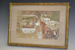 MICKLEM HUGH,Abstract Snow Scene,1970,Bamfords Auctioneers and Valuers GB 2016-10-26