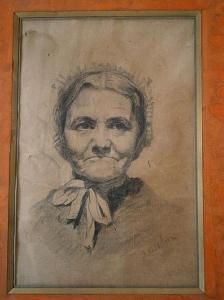 MIDDELEER Joseph 1865-1934,Portrait de vieille femme,Campo & Campo BE 2015-06-02