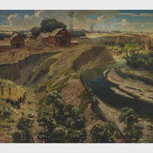 MIDDLETON bernard 1909-1996,SHEEP RIVER VALLEY (OKOTOKS),Waddington's CA 2018-03-10