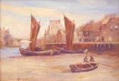 MIDDLETON Horace,Whitby Harbour at low tide,David Duggleby Limited GB 2007-04-23
