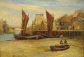 MIDDLETON Horace,Whitby Harbour at Low Tide,David Duggleby Limited GB 2020-11-06