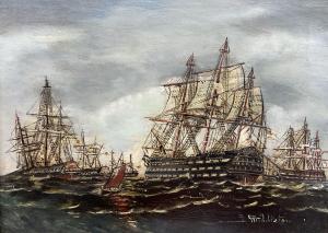 MIDDLETON J.,Saluting HMS Victory off Spithead Dec 1805,David Duggleby Limited GB 2022-10-01