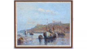 MIDGLEY DONALD G 1918-1995,Whitby Harbour,1981,Anderson & Garland GB 2023-02-23