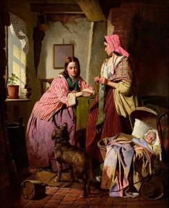 MIDWOOD William Henry 1867-1875,The Young Mother,Morgan O'Driscoll IE 2024-01-22