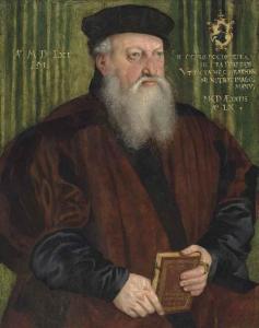 MIELICH Hans 1515-1573,Portrait of Martin Klostermair (b. 1502), aged 60,,Christie's GB 2015-10-29