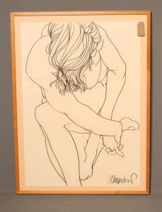MIERINS Laimonis 1929,Nude Study,Hartleys Auctioneers and Valuers GB 2018-09-05