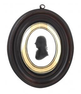 MIERS John 1756-1821,silhouette miniature of a man,1817,Shapiro Auctions US 2023-06-15
