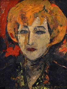 MIERTUSOVA ANASTAZIA 1927-2002,Portrét E. M.,1978,Soga SK 2018-11-13