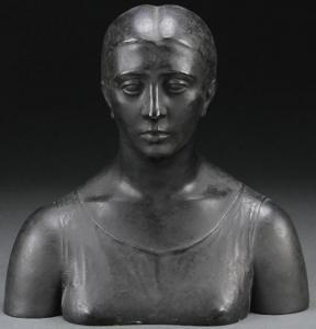 MIESTCHANINOFF Oscar 1886,Head of a Young Woman,Jackson's US 2017-06-27