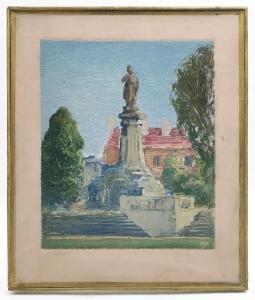 MIESZKOWSKI Juliusz Marian 1906-1992,Pomnik Adama Mickiewicza w Warszawie,Rempex PL 2021-03-17