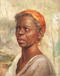 MIGLIACCIO Edmundo 1903-1983,Mulher Negra,Escritorio de Arte BR 2021-07-28