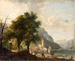 MIGLIARA Giovanni 1785-1837,Chiesa sul lago,Bertolami Fine Arts IT 2023-12-15