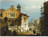 MIGLIARA Giovanni 1785-1837,FANTASY VIEW OF A VENETIAN SQUARE,Sotheby's GB 2014-06-26