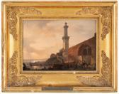 MIGLIARA Giovanni 1785-1837,Porto di Genova,Wannenes Art Auctions IT 2022-09-20