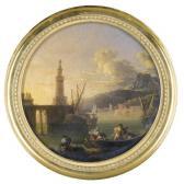 MIGLIARA Giovanni 1785-1837,VIEW THE LIGHT HOUSE AND HABOUR AT GENOA,Sotheby's GB 2009-11-17