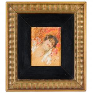 MIGLIARO Vincenzo 1858-1938,Ritratto Femminile,Wannenes Art Auctions IT 2024-02-06