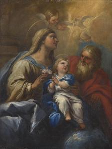 MIGLIONICO Andrea 1662-1705,San Joaquín y Santa Ana con la Virgen,1711,Subastas Segre ES 2019-07-02
