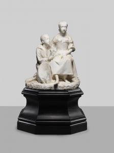 MIGLIORETTI Pasquale 1823-1881,two peasant children and a goat,1852,Bonhams GB 2017-10-25