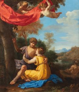 MIGNARD D'AVIGNON Nicolas 1606-1668,Angelica and Medoro,1639,Sotheby's GB 2023-06-13
